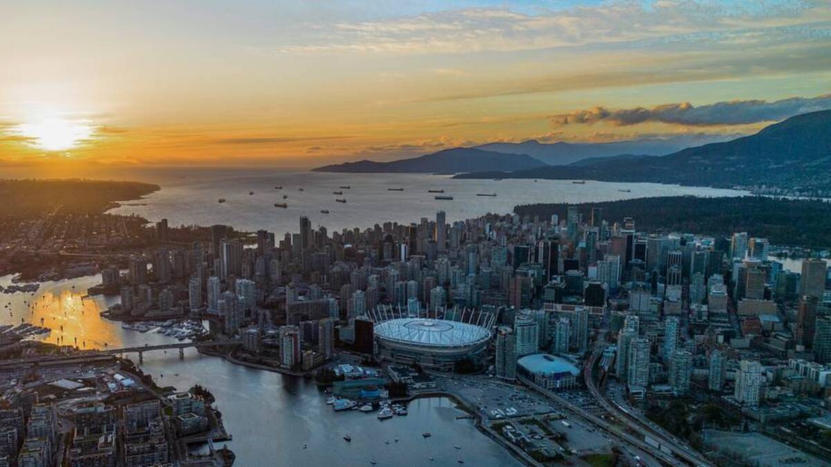  BC Place is the most central stadium to its downtown among the World Cup's 16 cities. | Elizabeth Ruiz Ruiz/Getty Images 