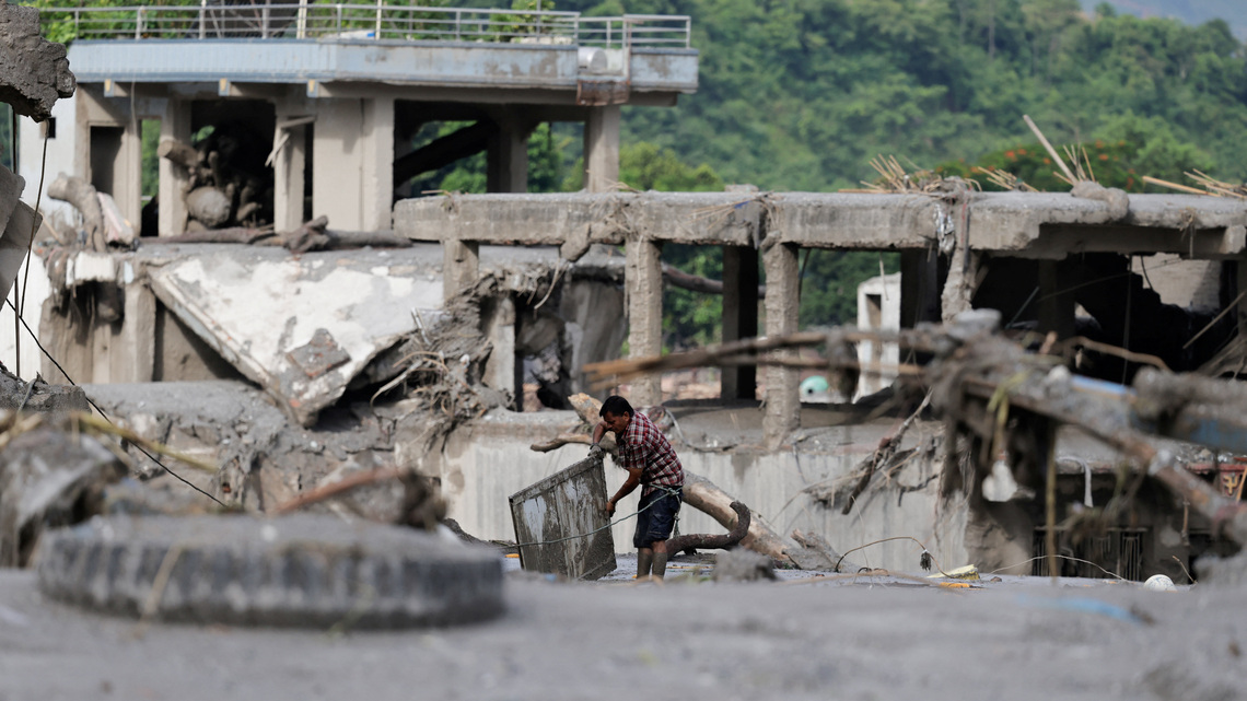 Nepal, China warn of fresh flood risks with lake threatening to burst 