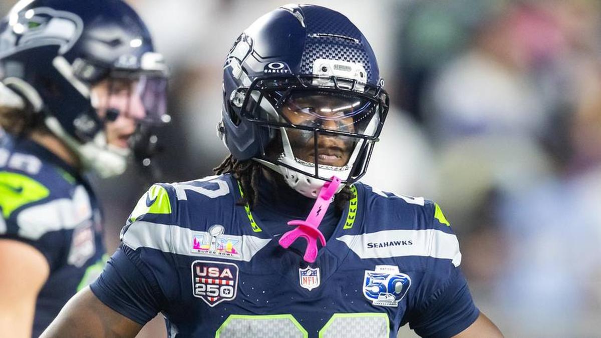  Feb 8, 2026; Santa Clara, CA, USA; Seattle Seahawks wide receiver Rashid Shaheed (22) against the New England Patriots during Super Bowl LX at Levi's Stadium. Mandatory Credit: Mark J. Rebilas-Imagn Images | Mark J. Rebilas-Imagn Images 