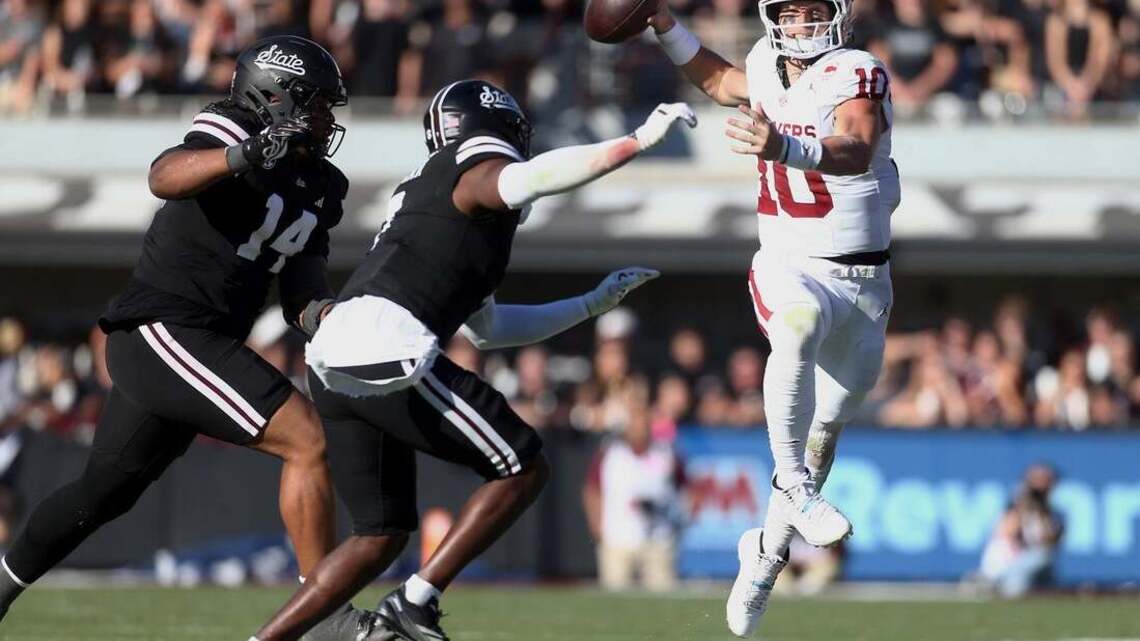 John Mateer helps Oklahoma slide past Mississippi State 