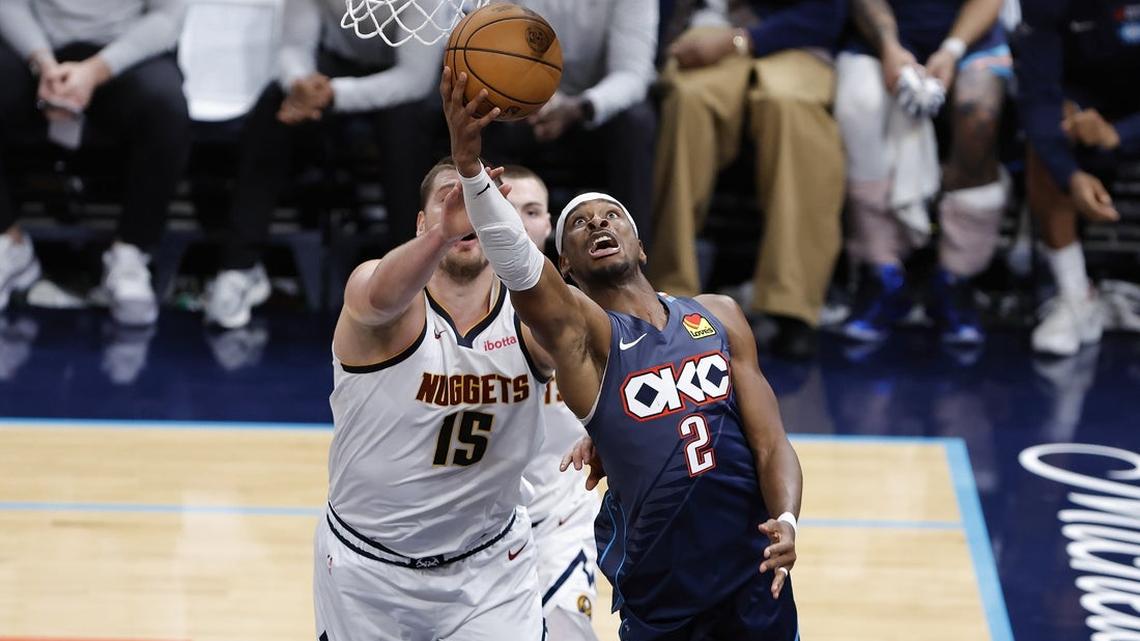 NBA roundup: Thunder emerge with scrappy OT win over Nuggets 