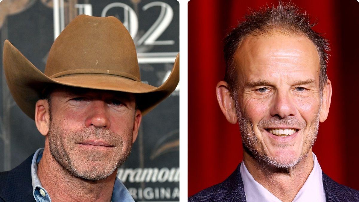 Left: Taylor Sheridan in 2022; Right: Peter Berg in 2024Getty