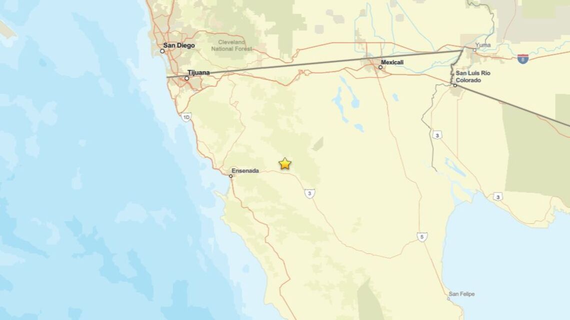 Update: Earthquake struck region close to Ensenada, B.C., MX on June 16 - 2.0 magnitude reported 