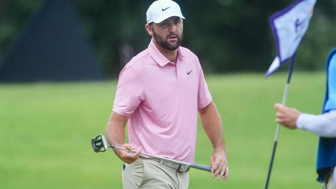 Scottie Scheffler fires 61 to jump into FedEx St. Jude lead 