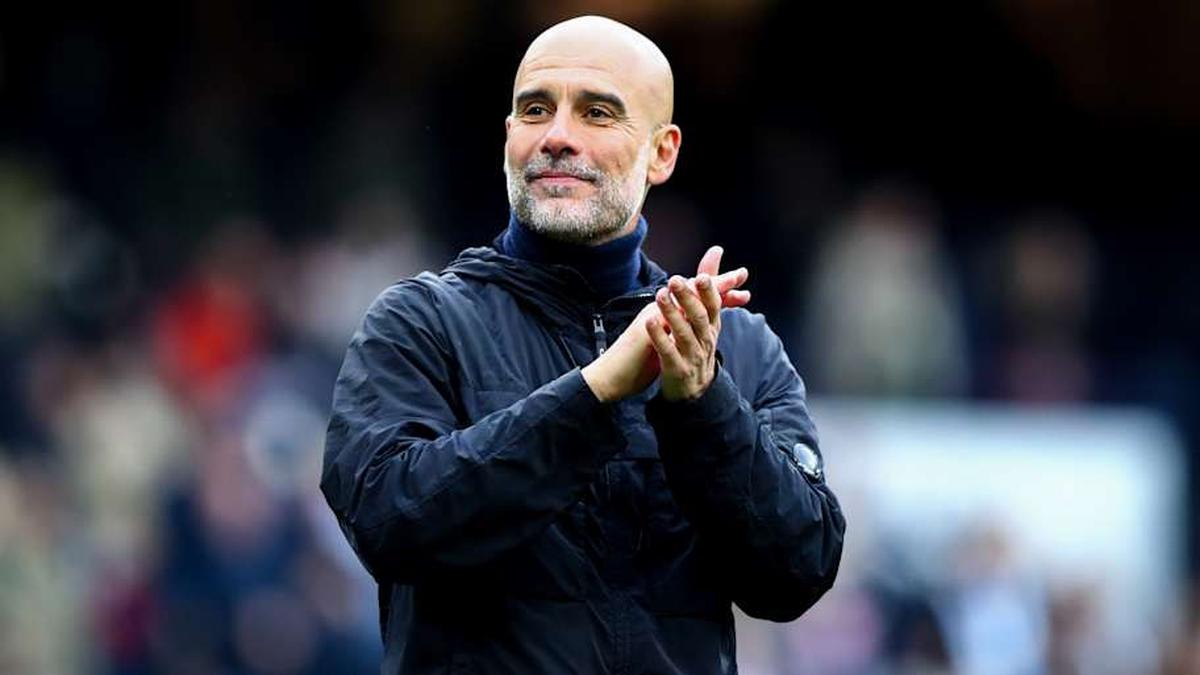  Guardiola looks to be enjoying himself again. | Jorge Horsted/News Images/NurPhoto/Getty Images 