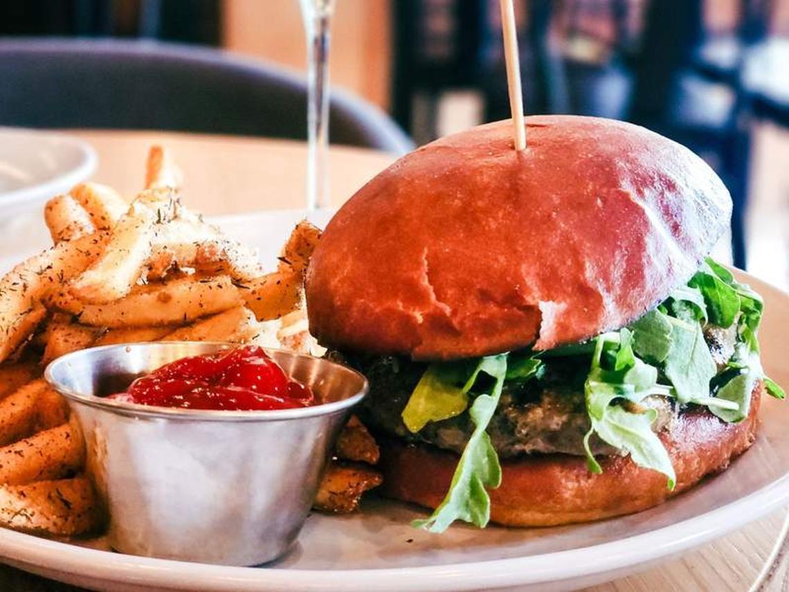  The Lobby Bar menu features shareables, wraps and burgers. Photo credit: June Russell-Chamberlin 
