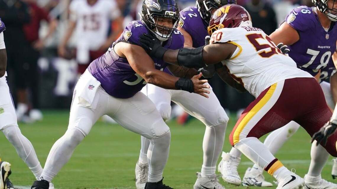 Report: Ravens C Jovaughn Gwyn (fibula) could miss 2-3 months 