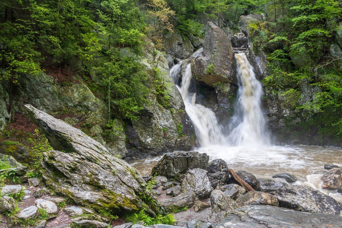  Bash Bish Falls State Park is home to rattlesnakes in Massachusetts.