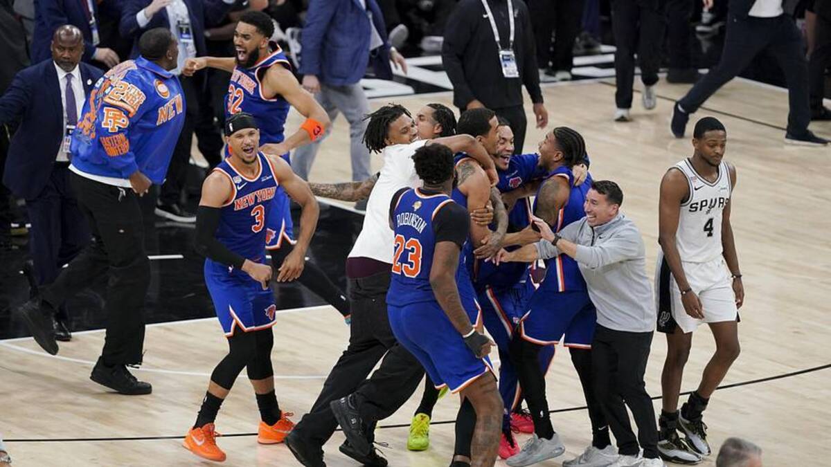  The Knicks beat the Spurs in five games in the NBA Finals | Dustin Safranek-Imagn Images 