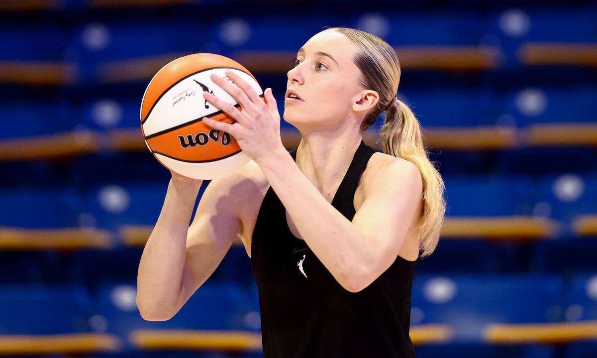  Dallas Wings guard Paige Bueckers (5). © Kevin Jairaj-Imagn Images