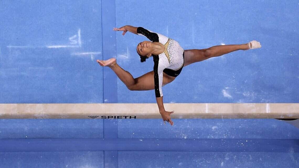 Hezly Rivera rallies to repeat in all-around at U.S. Gymnastics Championships