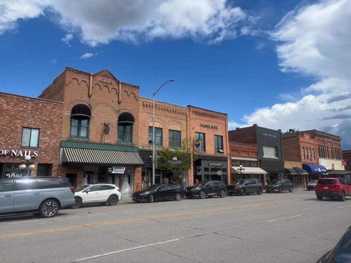  Replace the new vehicles with antique cars and you could be on a movie set in the 1920s. Photo credit: Judy Antell 