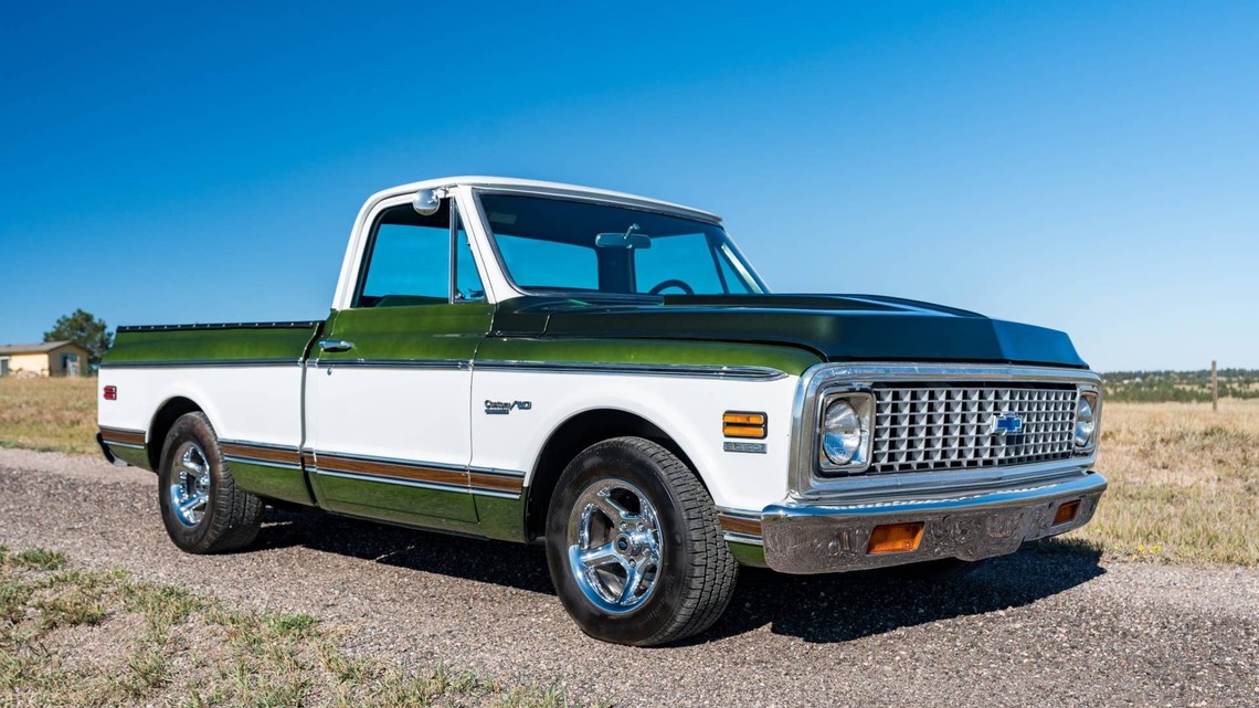 1972 Chevrolet C10 Custom Deluxe For Sale With 95,000 Miles Shown 