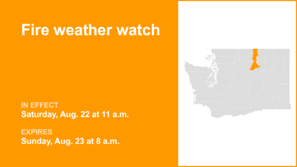 UPDATE: Fire weather watch issued for Okanogan Valley for Saturday and Sunday 