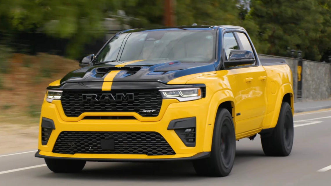 Jay Leno Says Ram's 170-MPH Rumble Bee Feels Like A Tall Challenger 