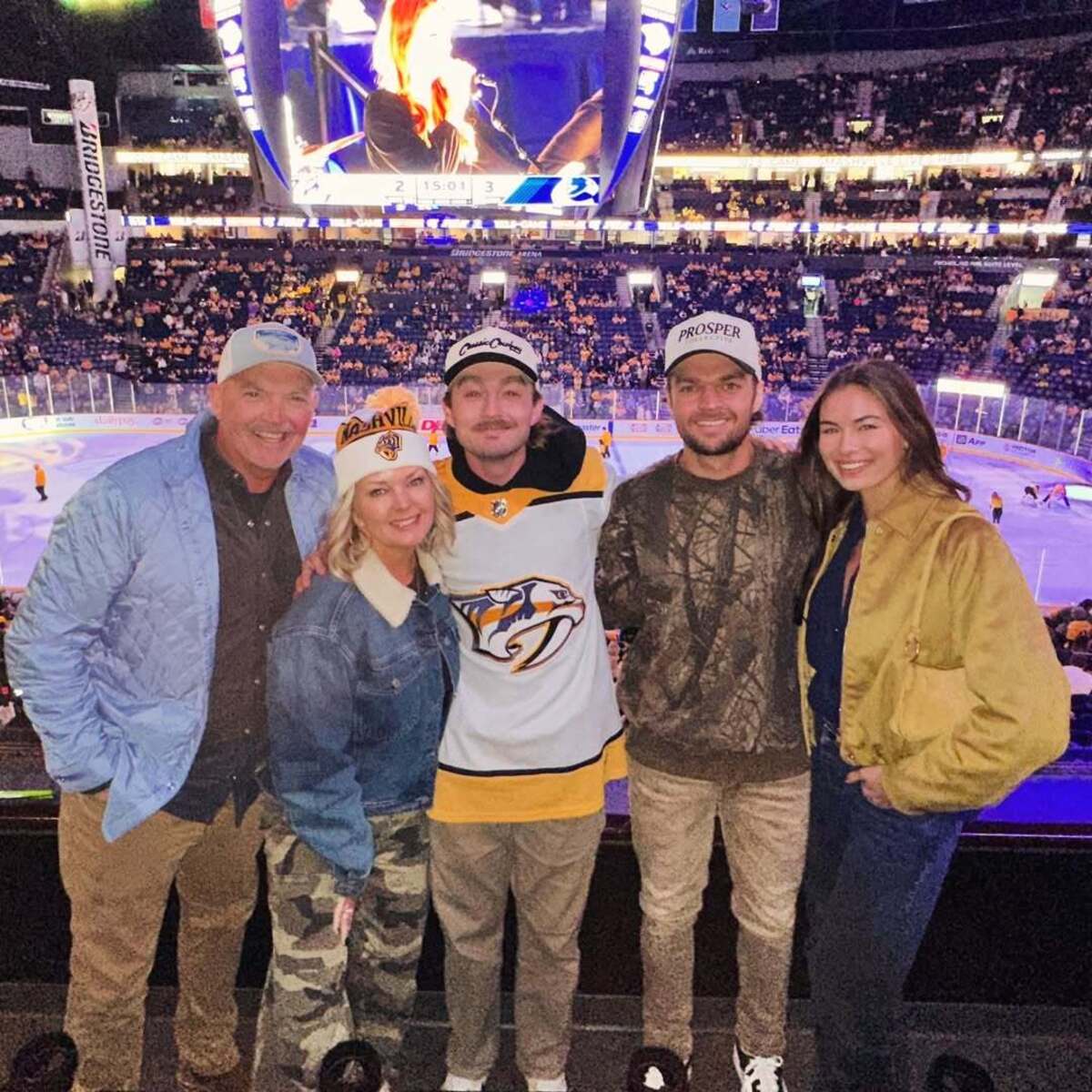 Jennifer with her husband, Marty, Cooper, Connor, and Connor’s wife, LeahJennifer Vickery Smith