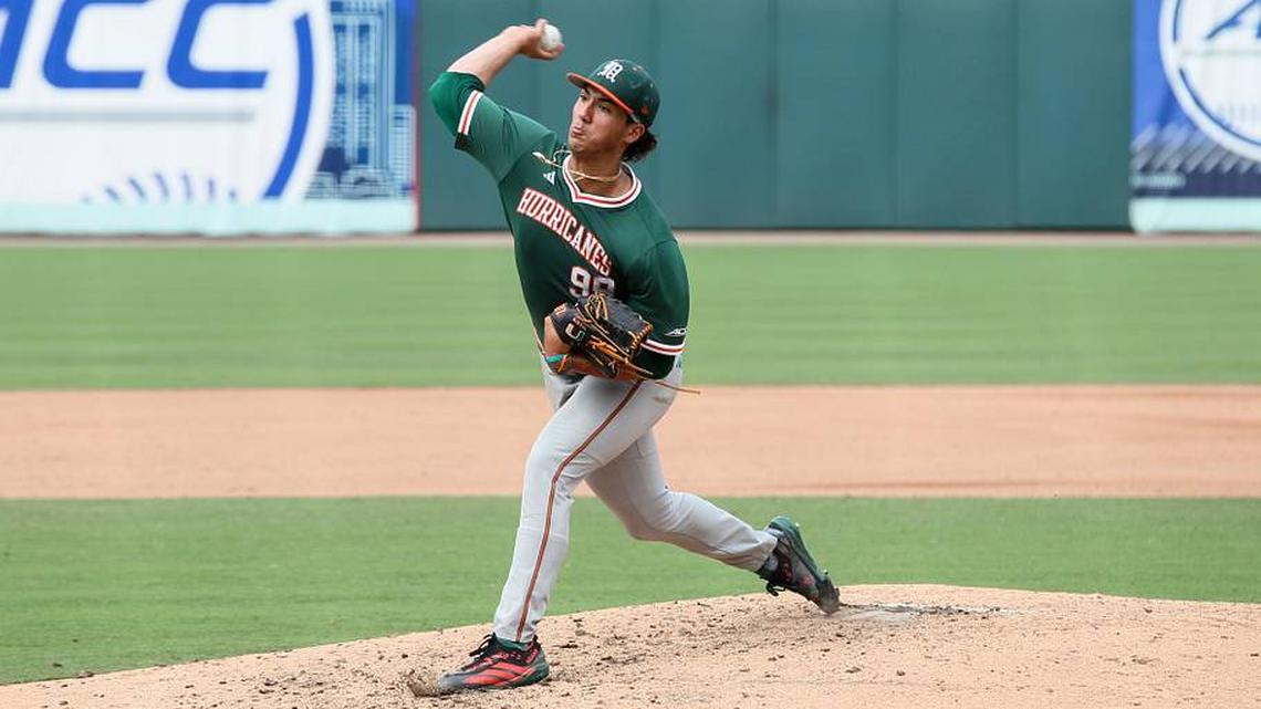 Miami Smashes Two Home Runs Behind A Great Collera Effort Defeating Boston College