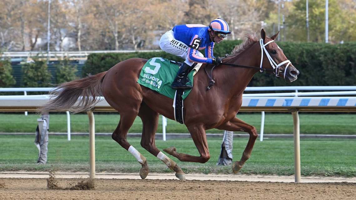 Undefeated With A Kiss Makes Graded Debut In Raven Run Stakes 