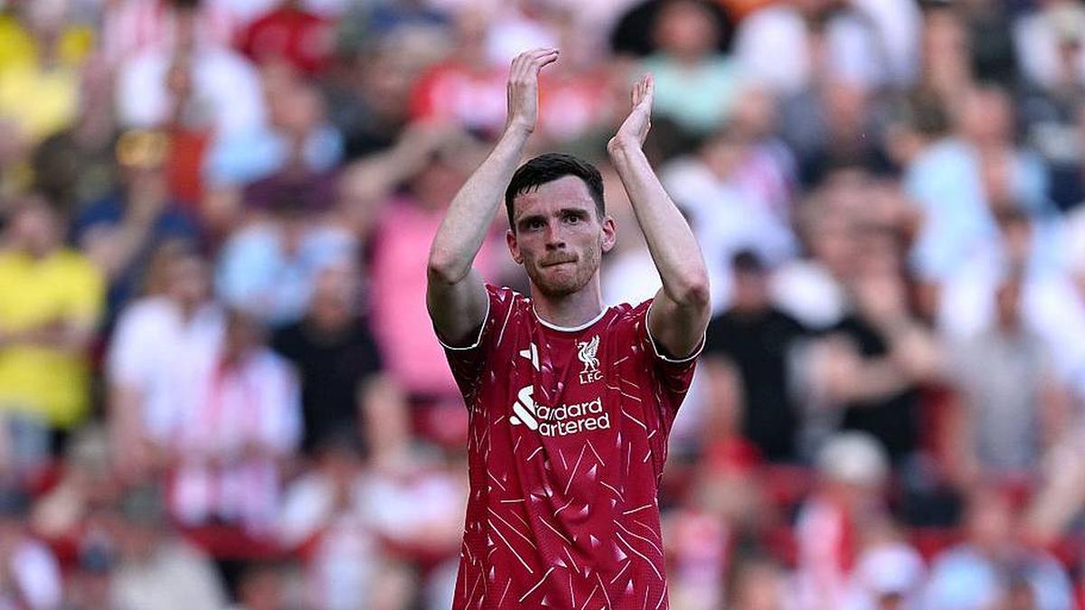  Andy Robertson bid farewell to Anfield. | Liverpool FC/Getty Images 