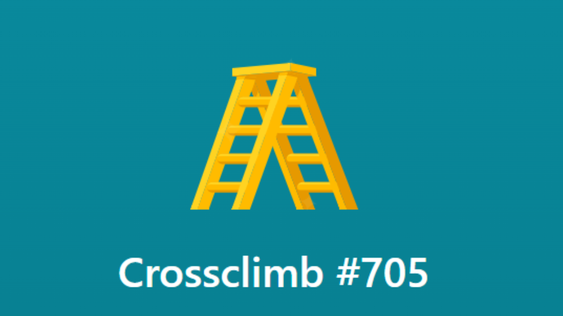 Today's Crossclimb #705 LinkedIn Answer (April 5, 2026) 