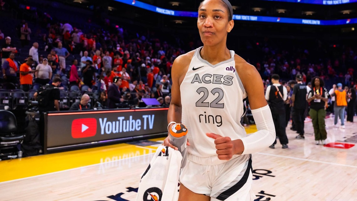 Stephen A. Smith Thinks A'ja Wilson 'Overreacted' In Game 2 