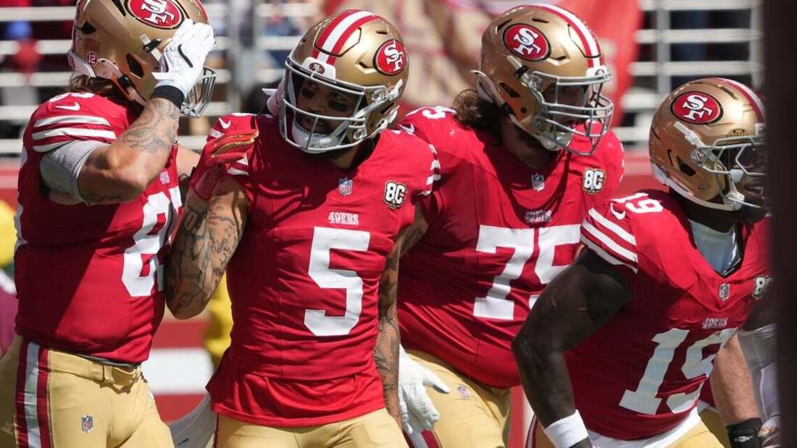 Report: 49ers WR Mike Evans has rib strain, will be evaluated Monday