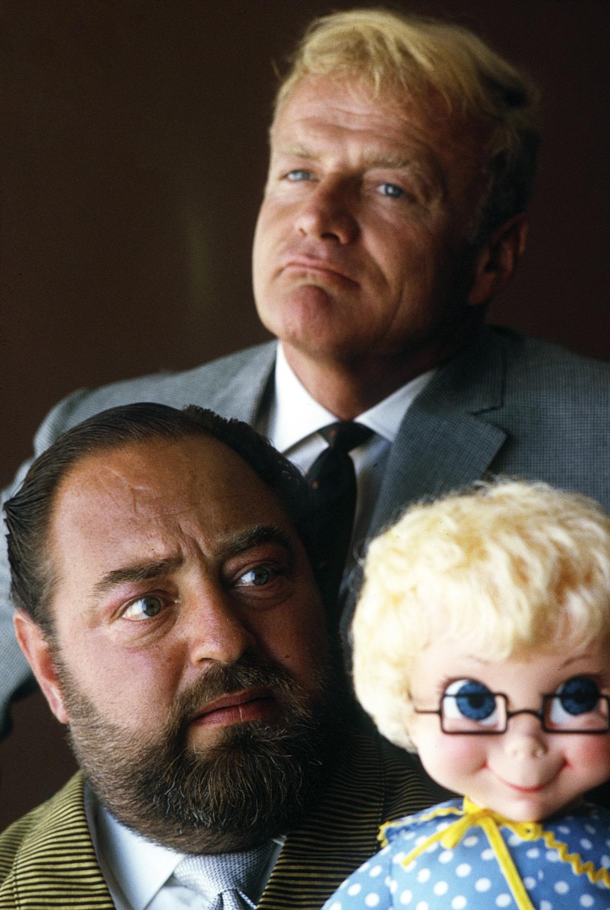 Sebastian Cabot, Brian Keith and Mrs. Beasley to doll (1966)Ken Whitmore/TV Guide/Courtesy Everett Collection