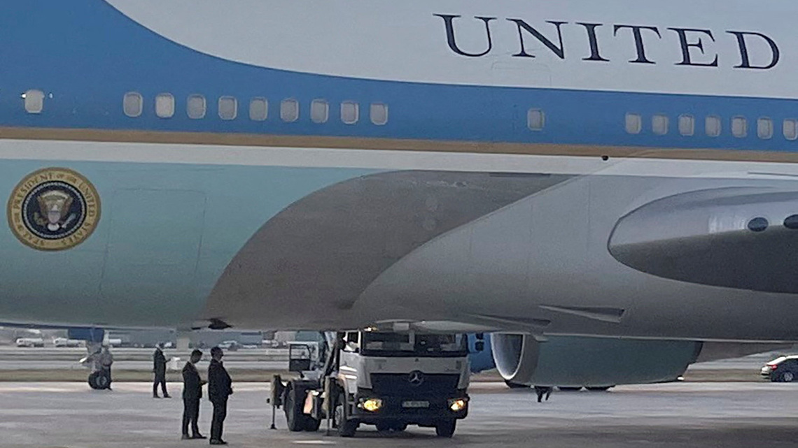 Iran's state media mock Trump over airplane switch, meme shows him hiding in a catering truck