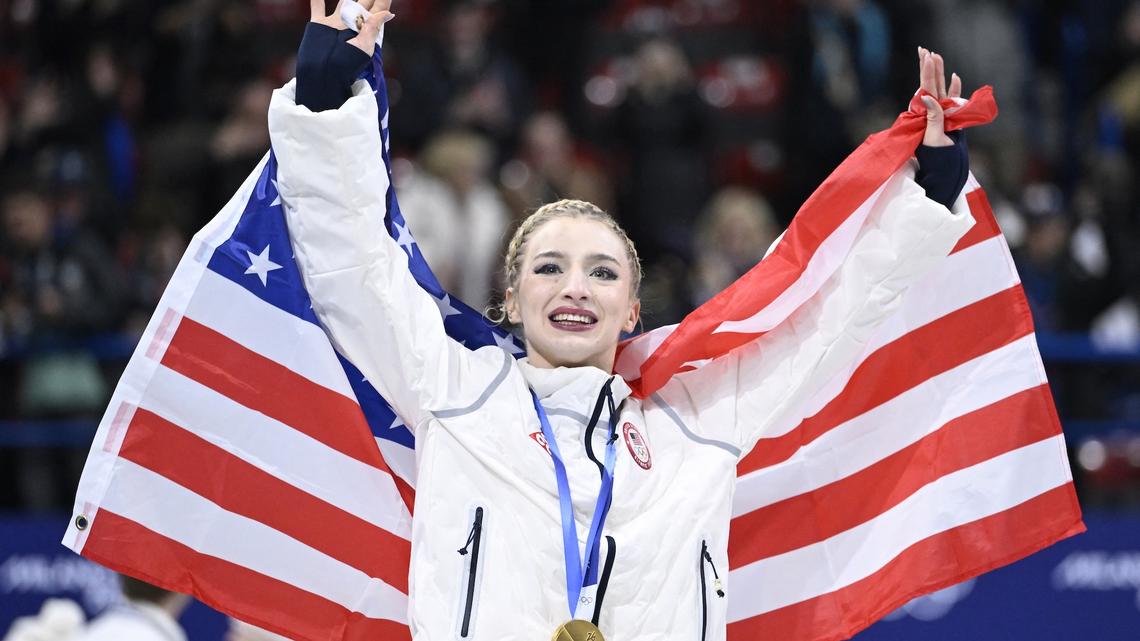 Team USA Figure Skater Amber Glenn Reveals Olympic ‘Crush' After Winning Gold 