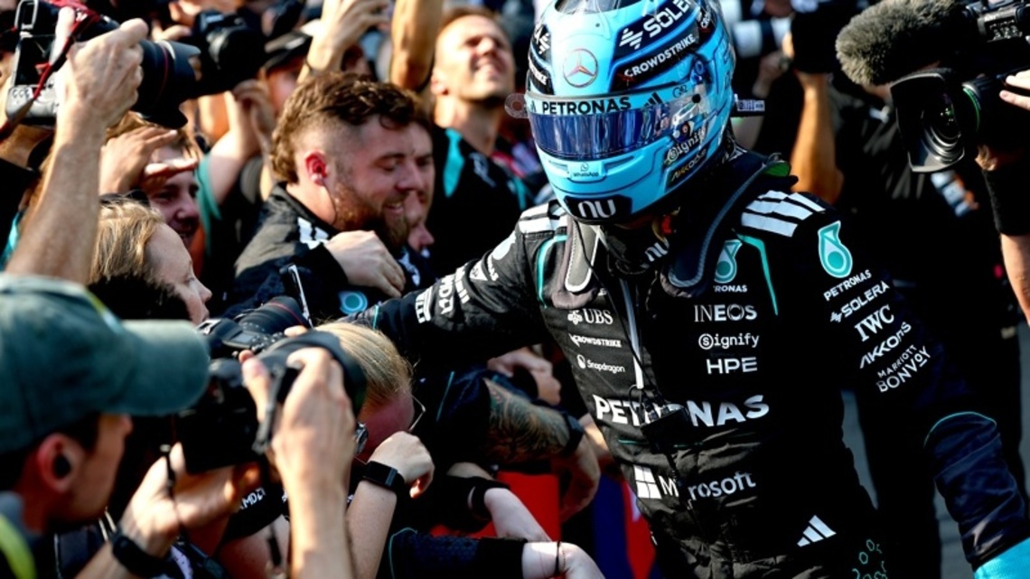 George Russell conquista un caótico Gran Premio de Austria 