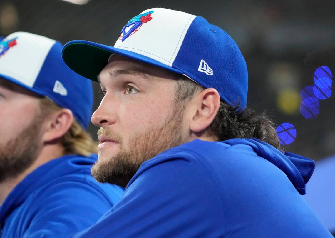  Toronto Blue Jays pitcher Trey Yesavage (39) © John E. Sokolowski-Imagn Images