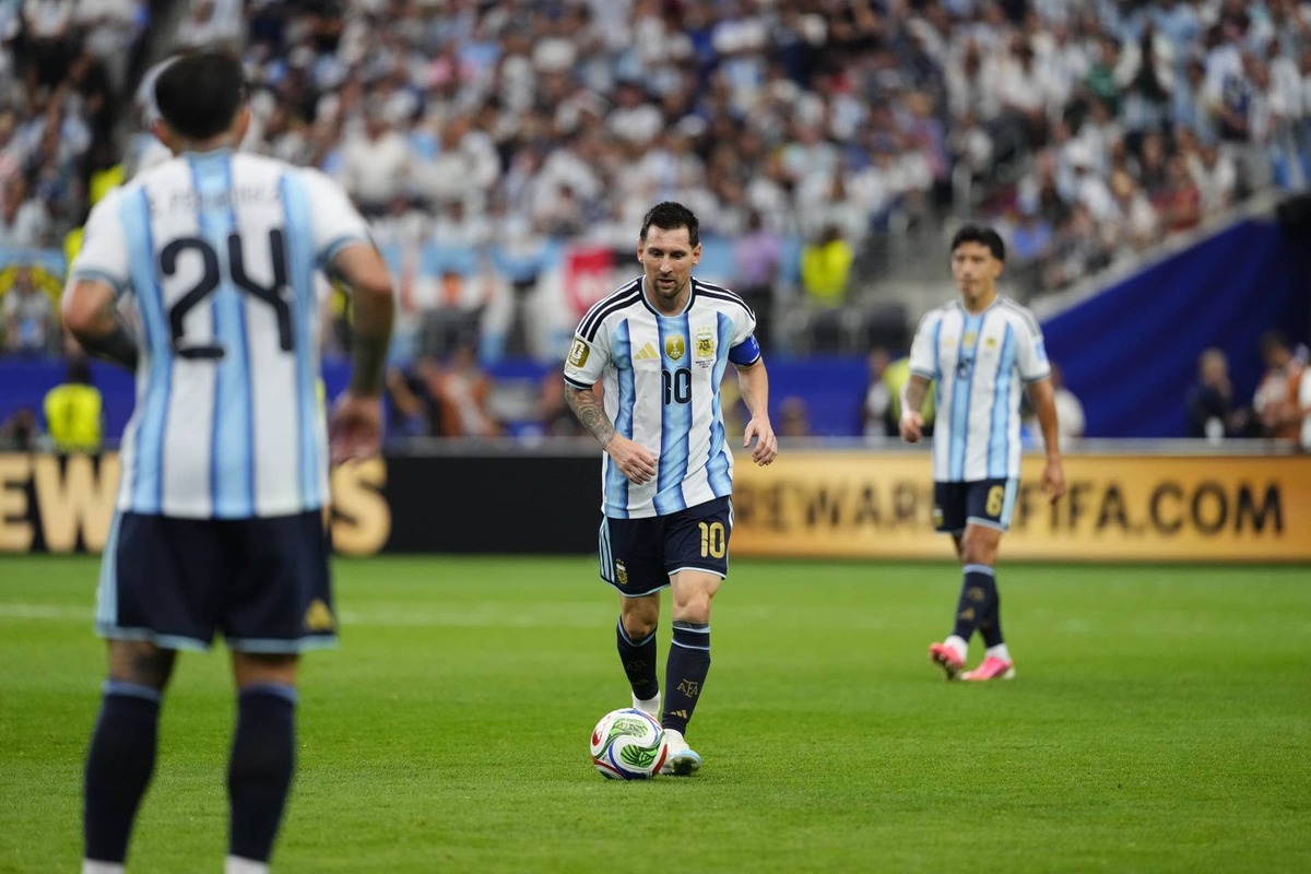  Lionel Messi during the 2026 FIFA World Cup First Stage match between Argentina and Austria. Photo by Jose Hernandez/Anadolu via Getty Images