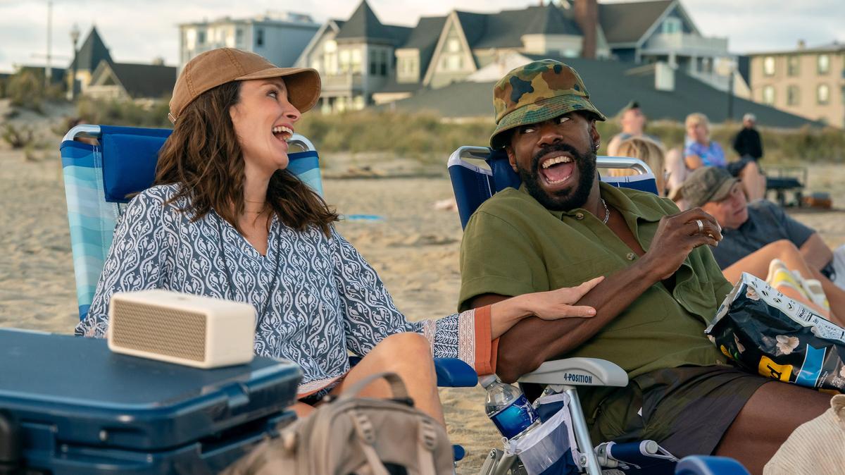 Tina Fey as Kate and Colman Domingo as Danny in "The Four Seasons."