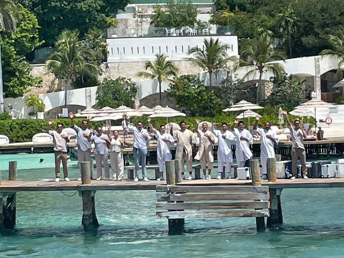  Staff welcome guests to Impression Isla Mujeres by Secrets. Photo credit: Merle Rosenstein 