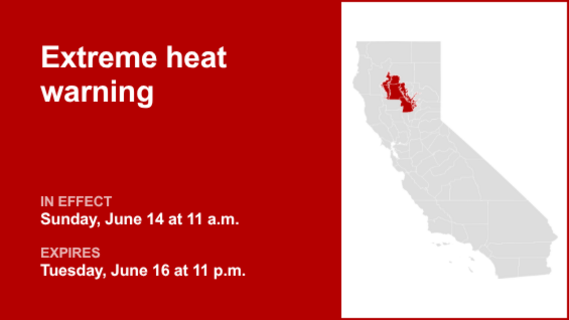 UPDATE: Extreme heat warning issued for Shasta Cascade from Sunday to Tuesday 