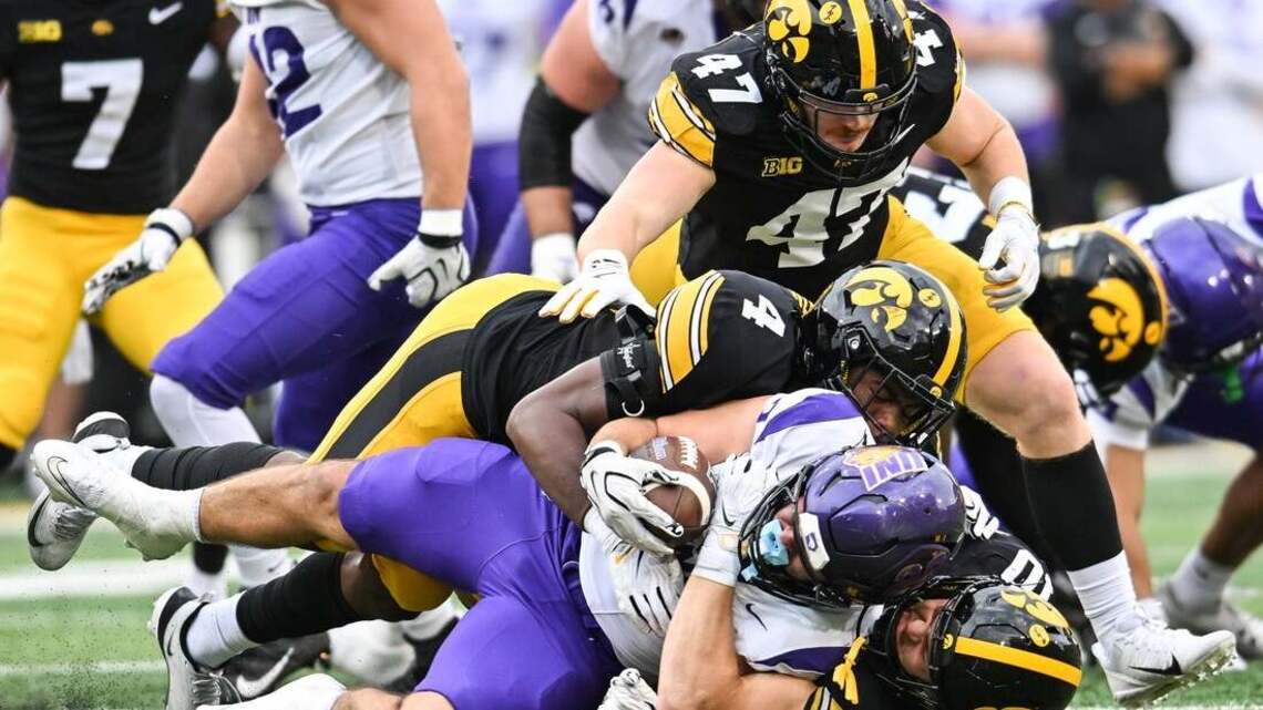 No. 17 Iowa brandishes nation's best scoring defense vs. No. 18 Michigan