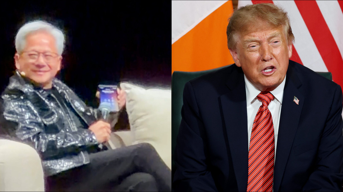 Watch Trump interrupt tech summit to dismiss concerns over AI