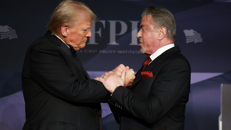 Sylvester Stallone Talks Donald Trump's Hollywood Ambassador Appointment 