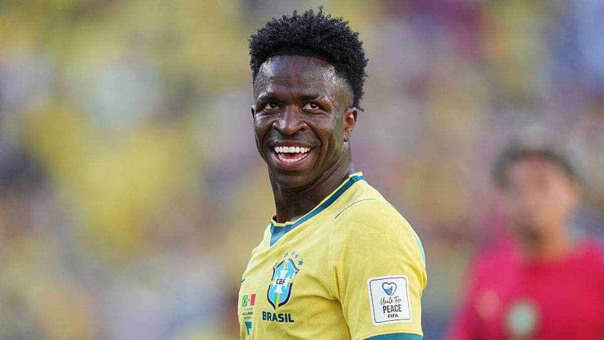  Vinicius Junior had a magical moment in the first half. | Ulrik Pedersen/NurPhoto via Getty Images 