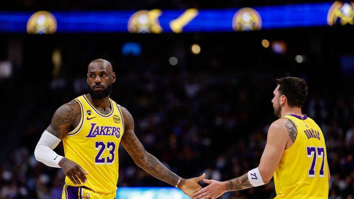  LeBron James and Luka Doncic | Isaiah J. Downing-Imagn Images 