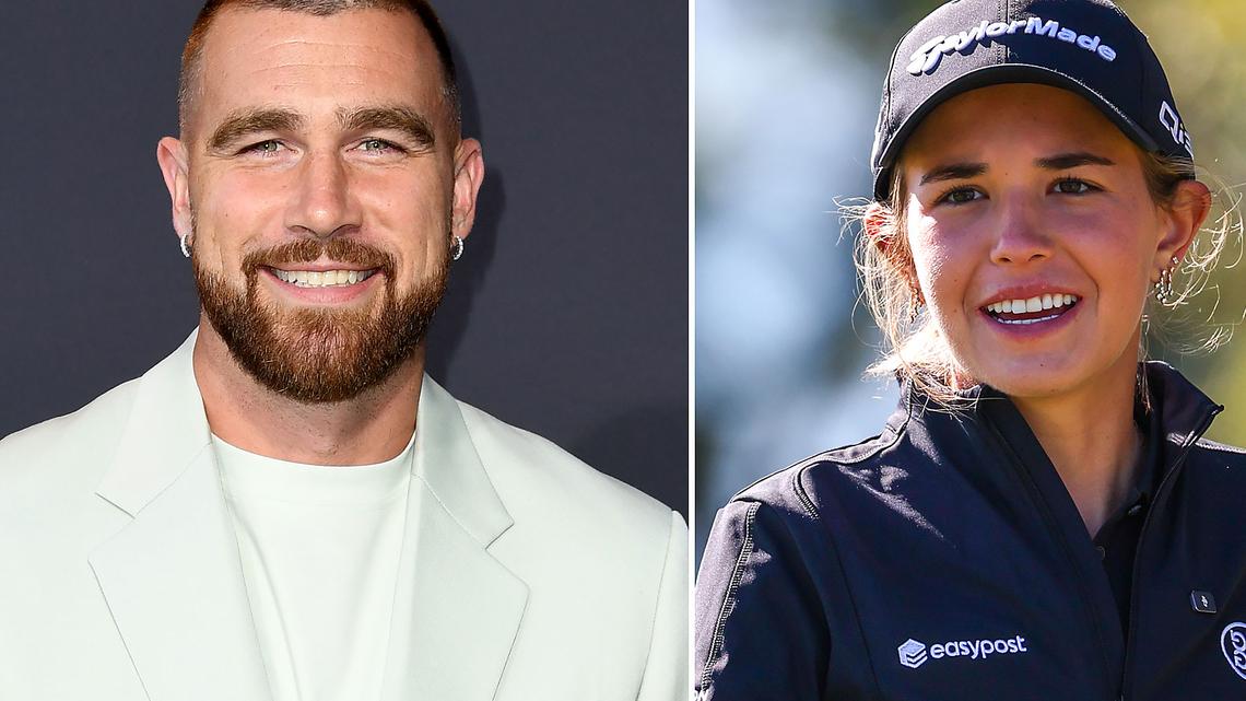 Travis Kelce fue visto con Kai Trump en evento de golf TGL en Florida 