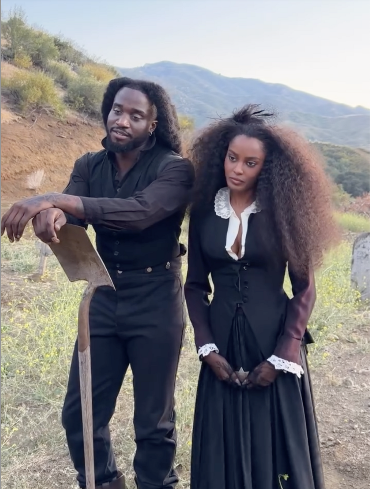  Shaboozey and Ciara Miller.Courtesy of Shaboozey/Instagram 