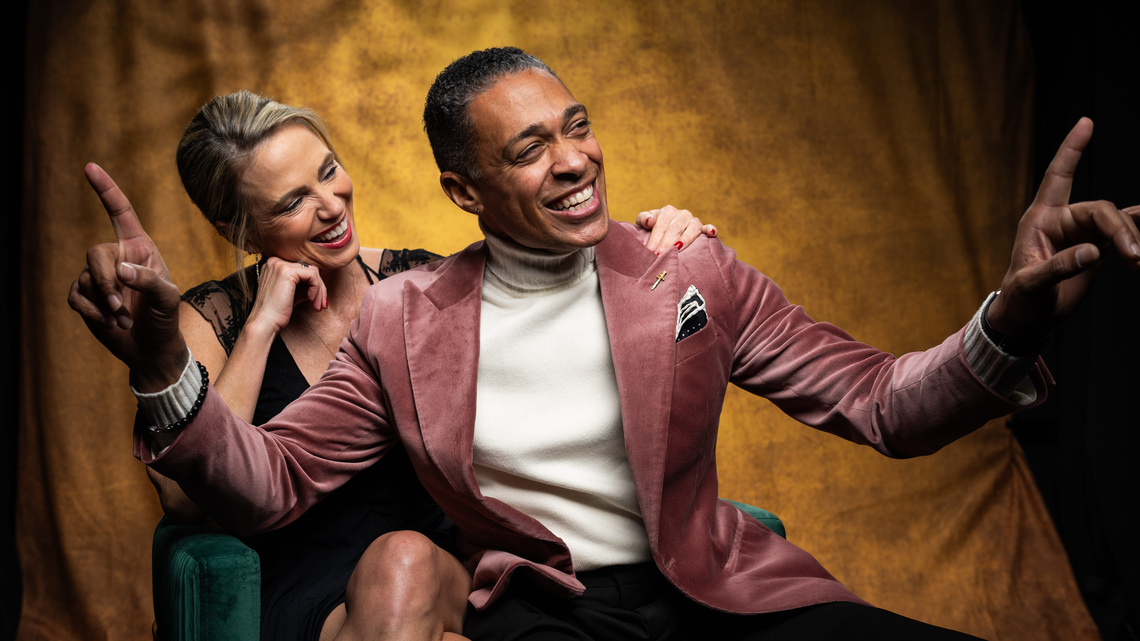 T.J. Holmes and Amy Robach marry 4 years after 'GMA' scandal 