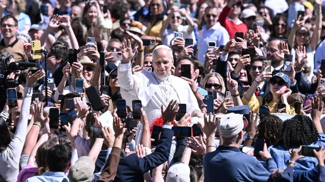 Pope Leo beseeches warring nations to lay down arms in Easter address 