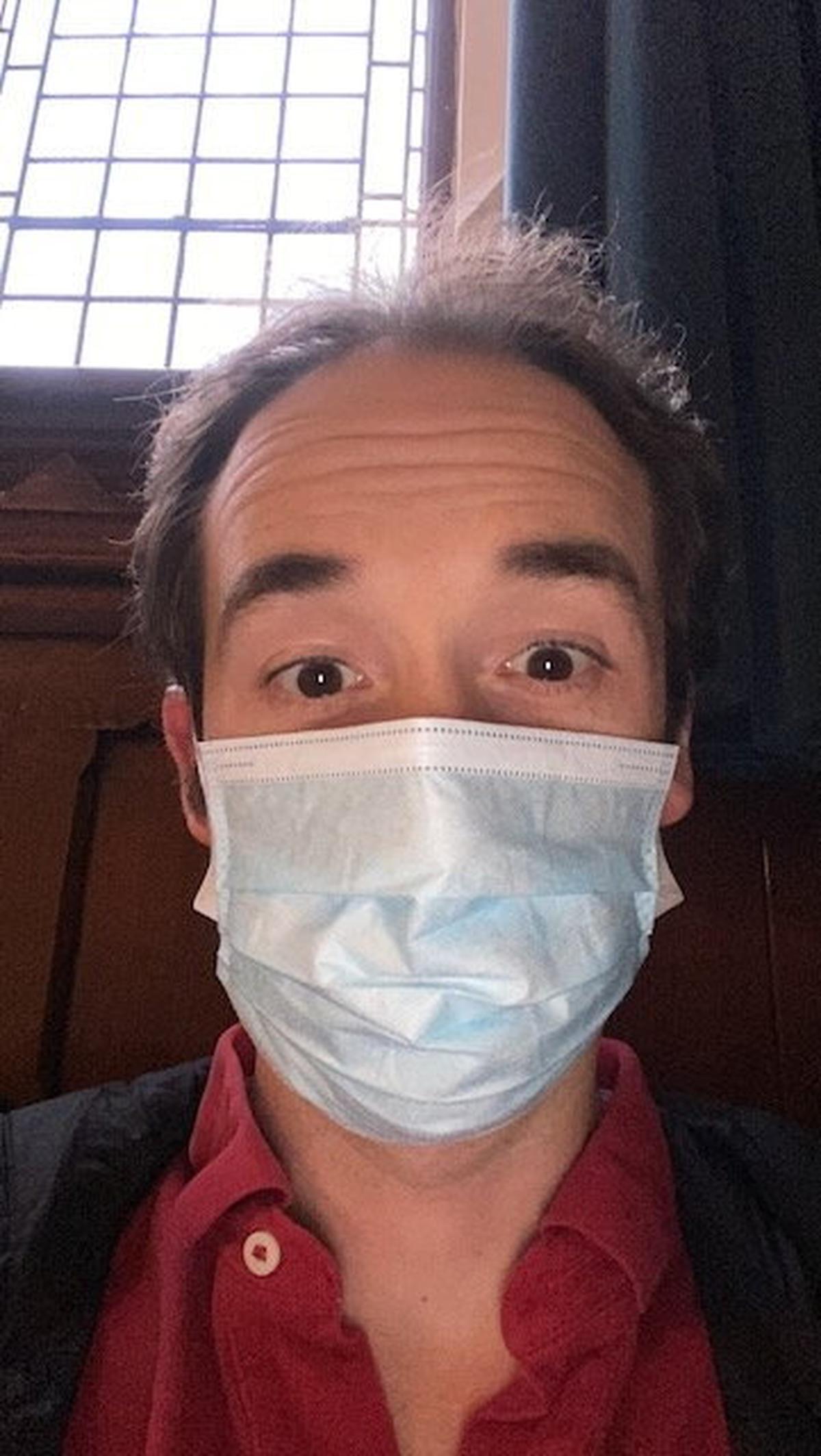  Dr Paul Wicks participated in the revolutionary clinical trial at the University of Nottingham saw a group of participants chew flavored chewing gums for 12 weeks. (Dr. Paul Wicks via SWNS) 