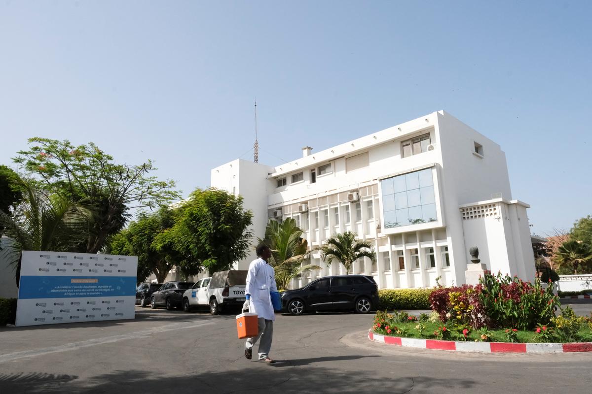 A person walks on the campus of Institut Pasteur in Dakar, Senegal, May 19, 2026. REUTERS/Ricci Shryock