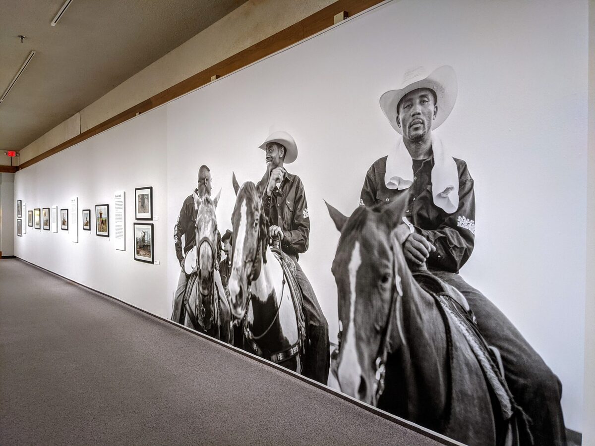  Black cowboy photograph exhibit at the Whitney Western Art Museum in Cody, Wyoming. Photo credit: Cindy Richards 