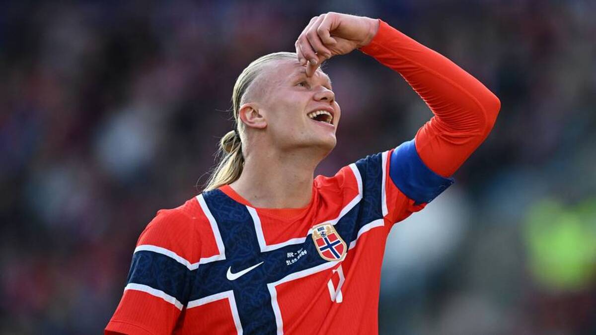  Even Haaland doesn't have high hopes for Norway. | Stuart Franklin/Getty Images 
