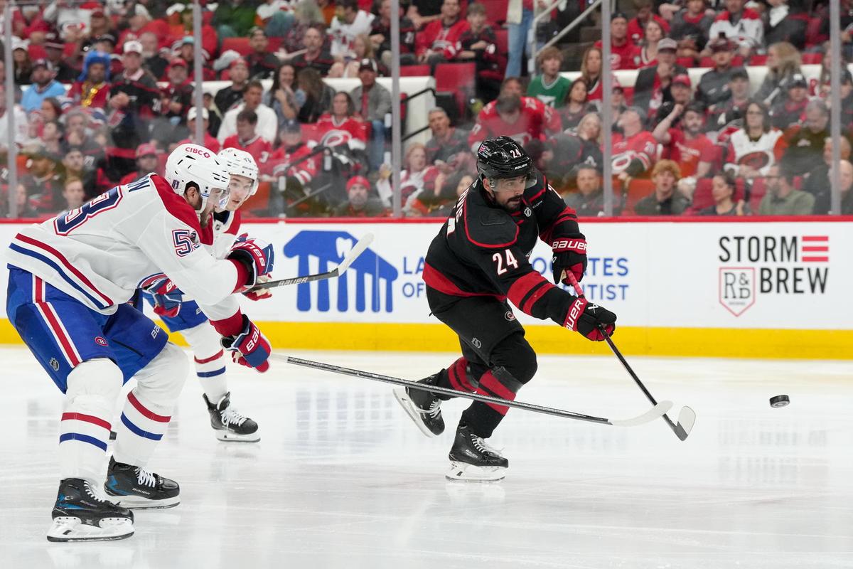 'We're Going To Have To Bounce Back': Rod Brind'Amour Jordan Staal, Jaccob Slavin, Seth Jarvis On Slow Start, Game 1 Loss 