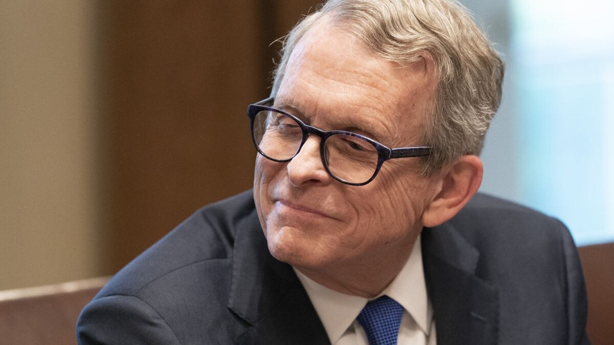 Gov.-elect Mike DeWine of Ohio participates in a meeting hosted by President Donald Trump with governors-elect at the White House in Washington, D.C., on December 13, 2018. DeWine on Tuesday urged the Ohio legislature to abolish the death penalty. File Photo by Chris Kleponis/UPI
